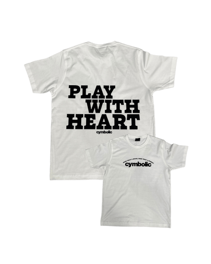 Red Cymbals T-Shirt Cymbolic - Play with Heart T-shirt Cymbolic - Play with Heart T-shirt