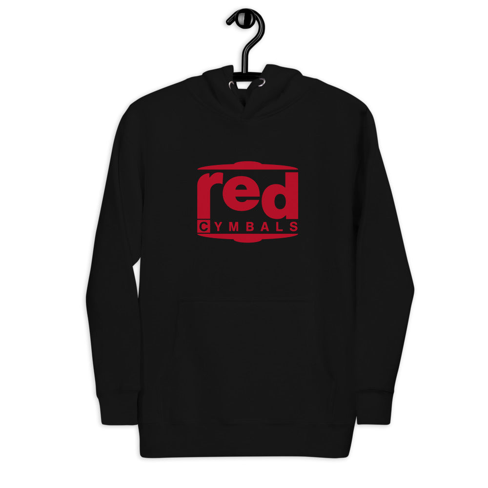 Red Cymbals Hoodie / Hooded Sweatshirt Hi-Hat Logo
